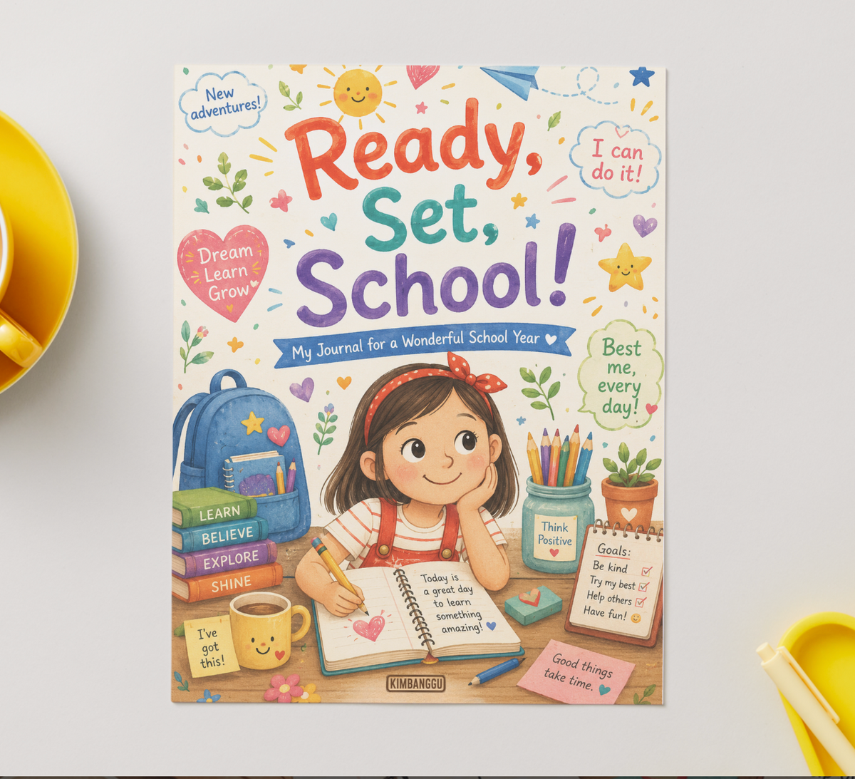 Ready, Set, School! — Back-to-School Confidence Journal for Kids 8–12