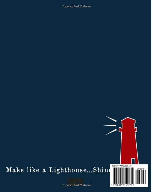 Notebook: 8x10 college ruled notebook Sail your own dream Notebook