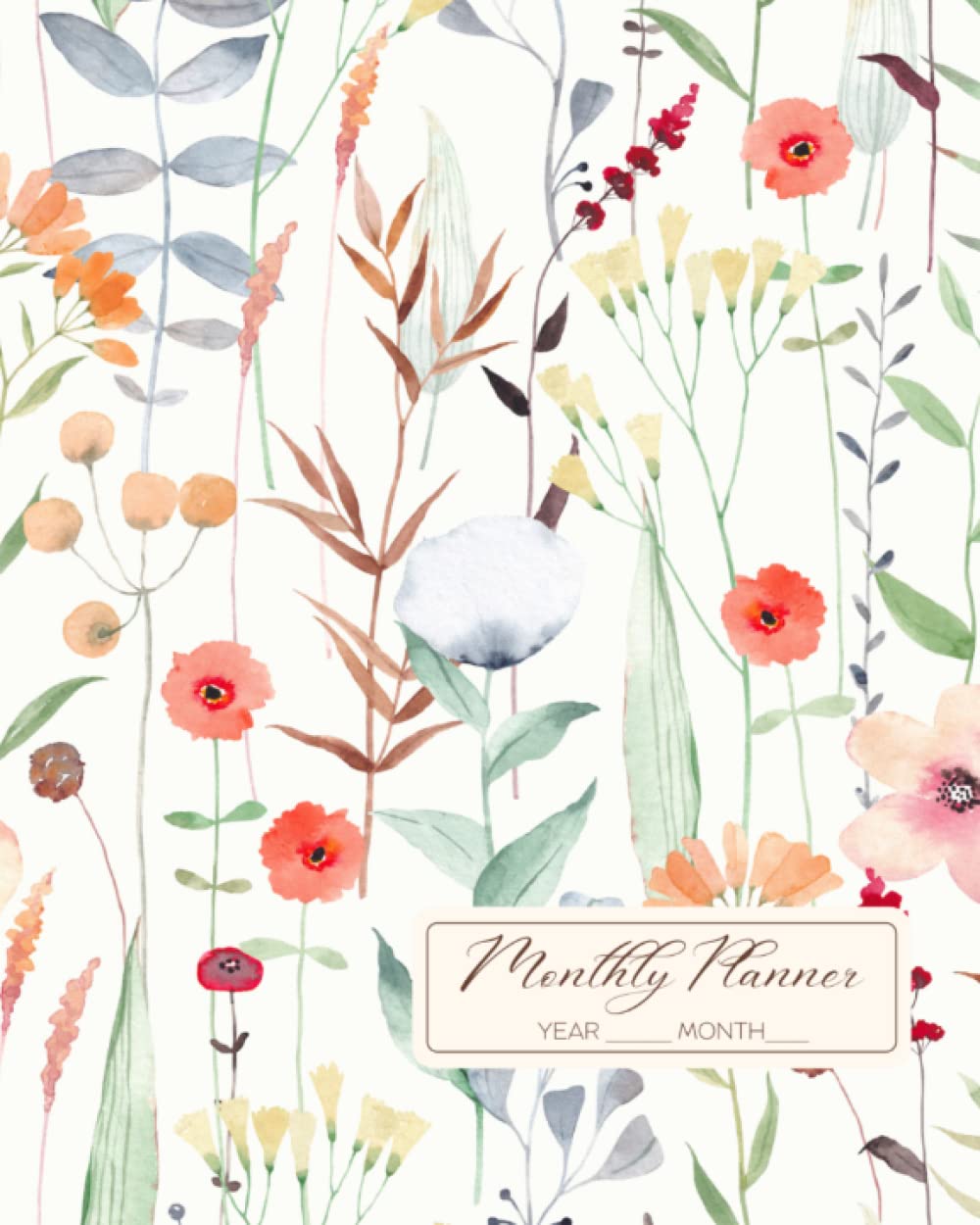 Floral Monthly Daily Report Planner; KBG Daily Report Planner: THINGS TO DO ISN'T ENOUGH TO MAKE A DIFFERENCE IN YOUR LIFE