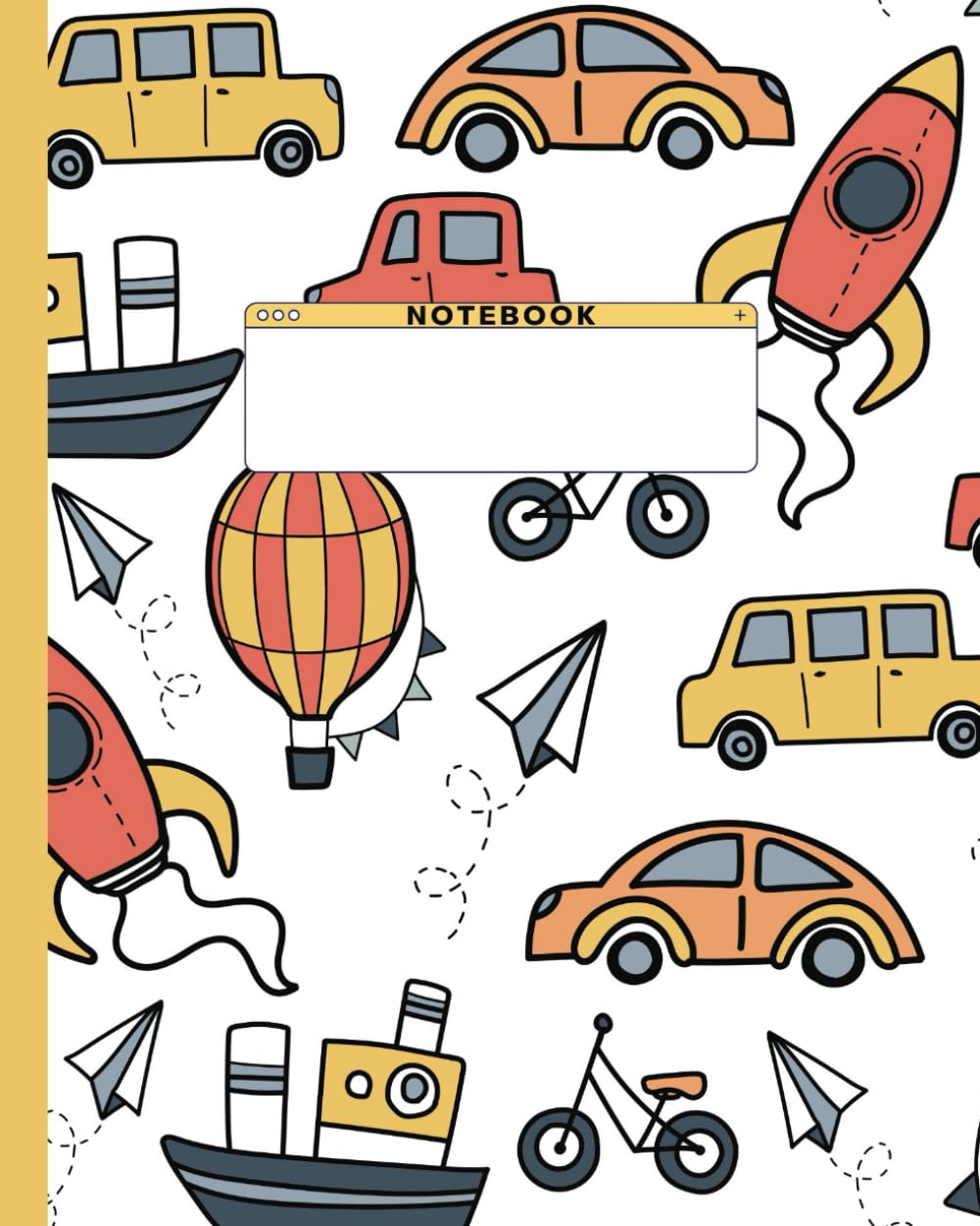 Children's Notebook: Children's wild ruled notebook