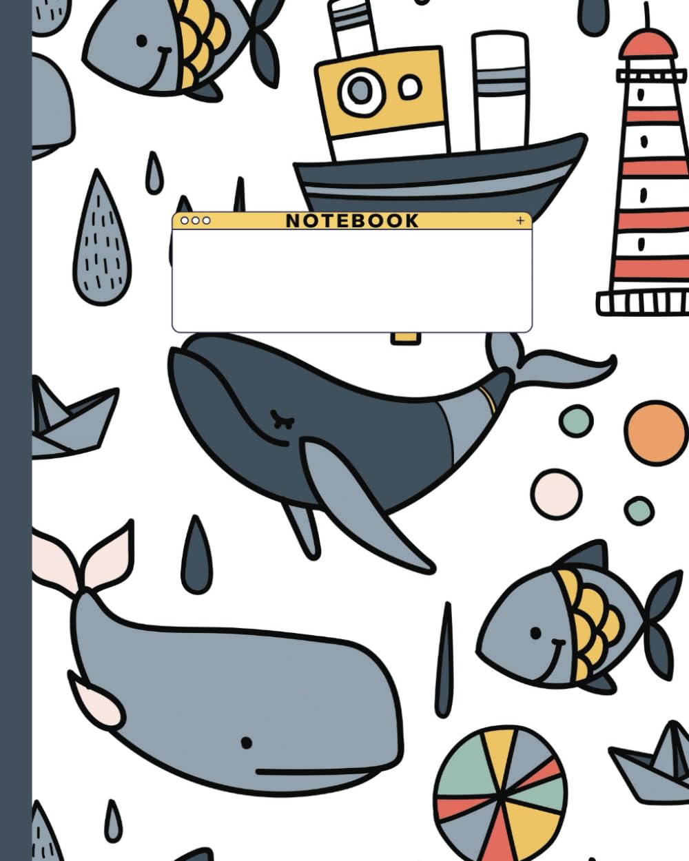 Sea World Theme Composition Notebook: Cute Sea Theme Children's Composition Notebook