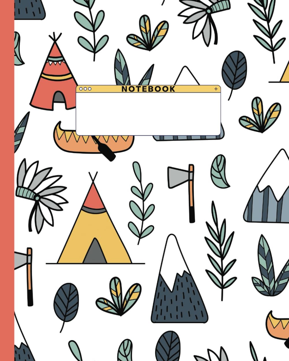 Indian Picture Children's Composition: Children's Cute Indian Picture Composition Notebook