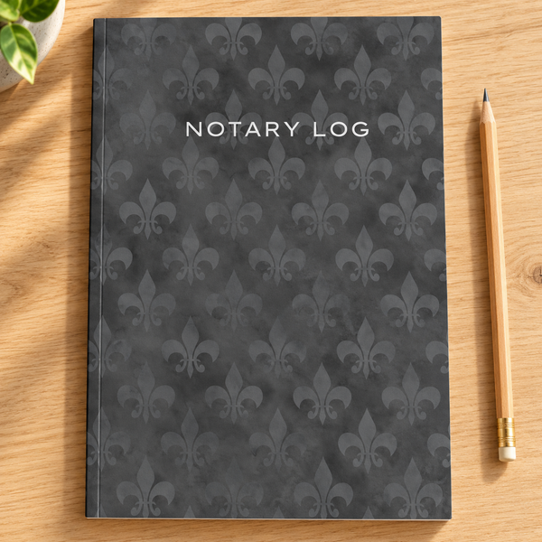 Notary Log Journal: Notary Journal, Notary Public Record Book, Official Log Book For Notarial Arts — lifestyle mockup