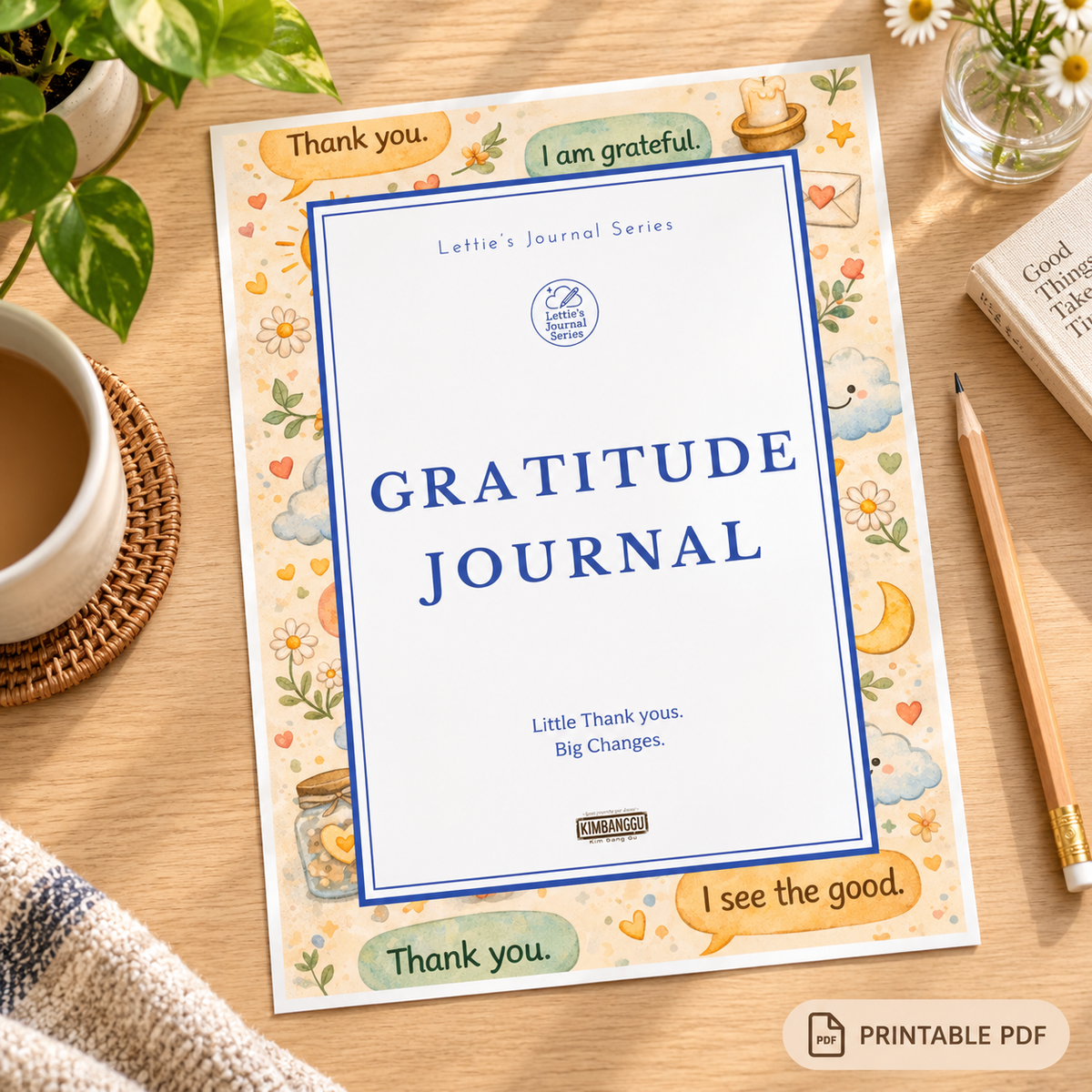 Gratitude Journal — lifestyle mockup